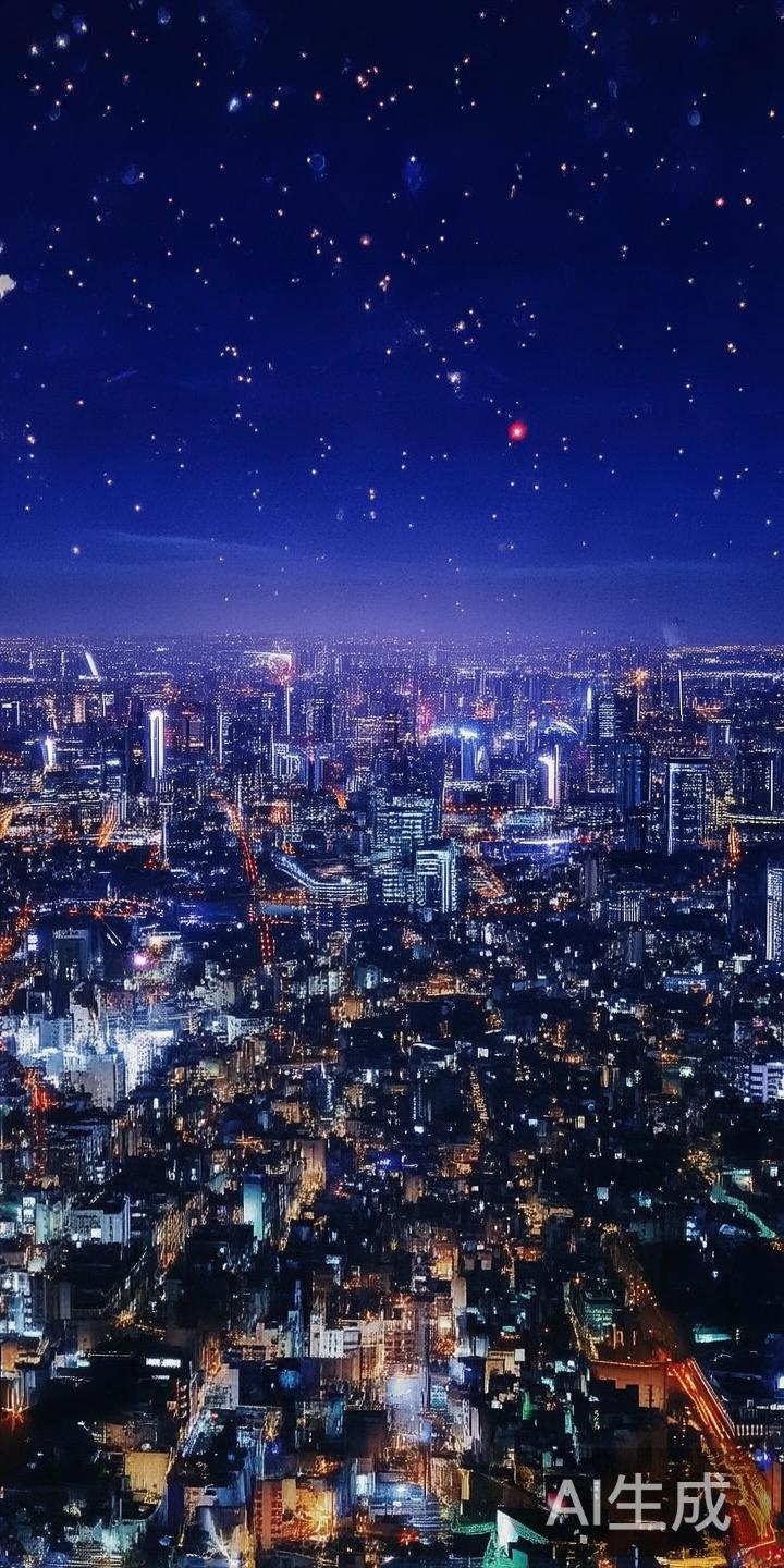 城市灯火璀璨，星空的魅力仿佛触手可及。在体育频道的